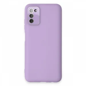 Nettech Samsung Galaxy A03S Uyumlu Nano Arka Koruma Kılıf (Lila) NT-94069