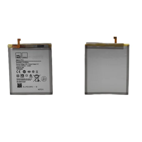 Teknonet Samsung Galaxy Note 10 Uyumlu Nettech 3400 mAh Batarya NT-93166 - 1