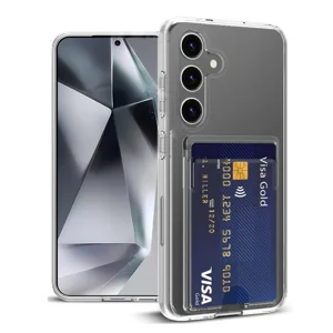 Nettech Samsung Galaxy A35 Uyumlu Kartlık Tipi Şeffaf Arka Koruma Kılıf (Şeffaf) NT-109565