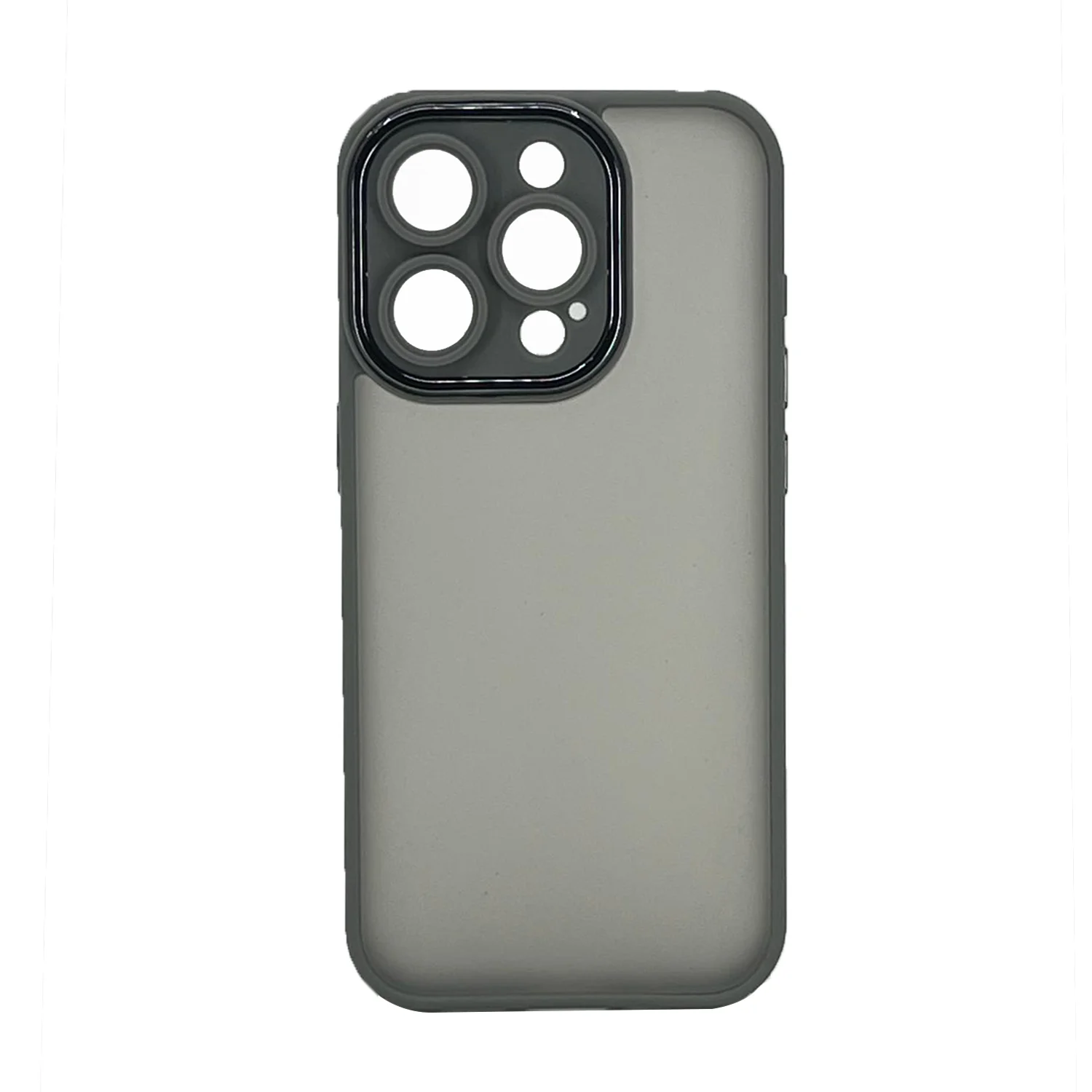 Nettech Apple iPhone 15 Pro Uyumlu Arka Koruma Kılıf (Gri) NT-105676