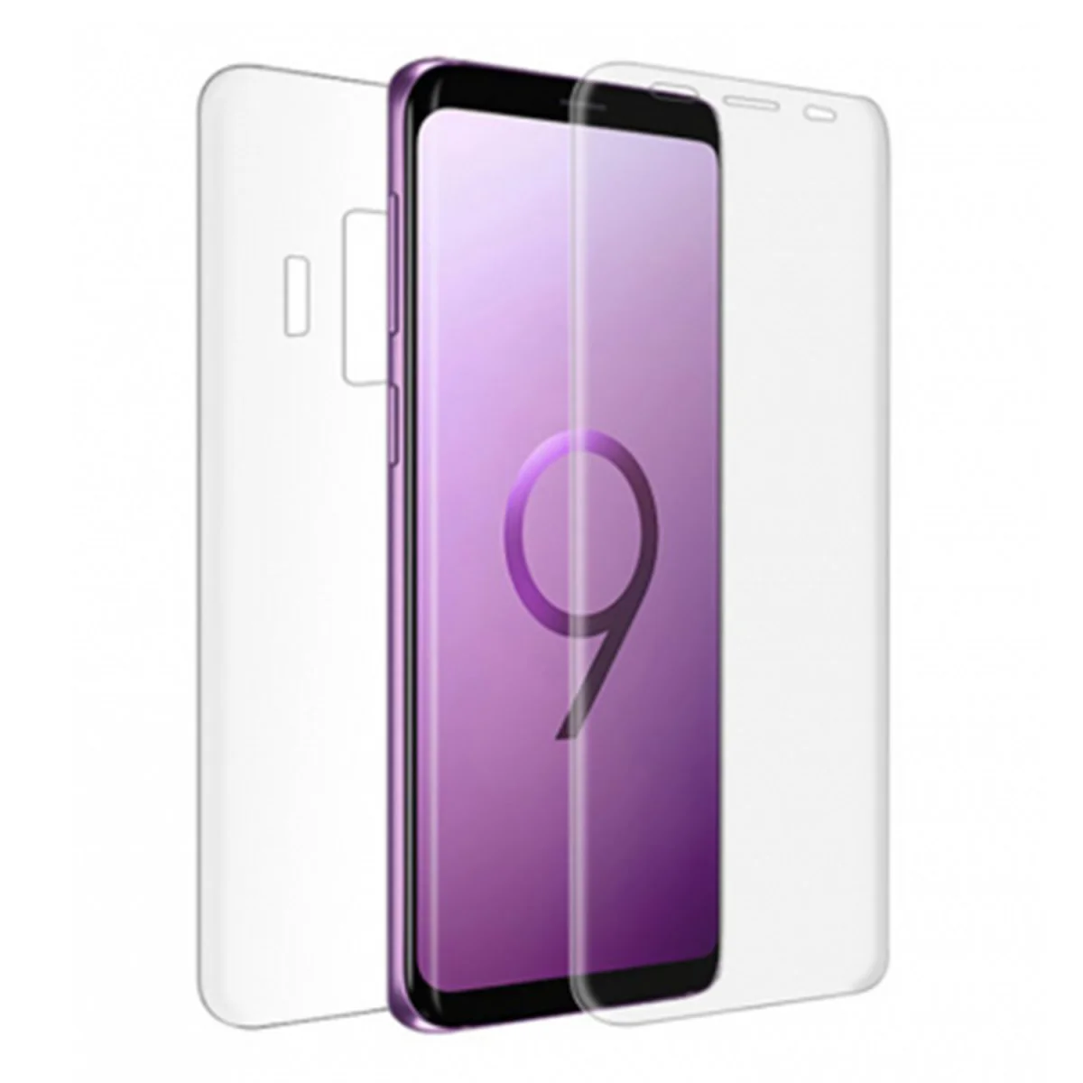 Helt Samsung Galaxy G960 S9 Uyumlu Ön ve Arka Koruma 360 Full Kaplama (Şeffaf) NT-21555