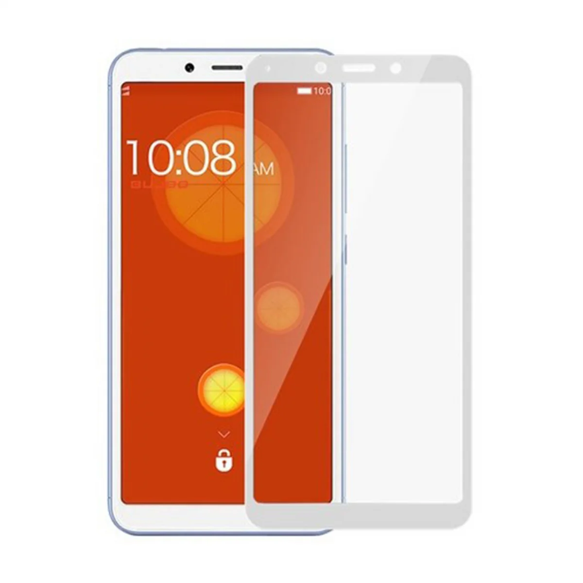 Nettech Xiaomi Redmi 6A Uyumlu 5D Glas Full Cam Koruyucu (Beyaz) VR-14860