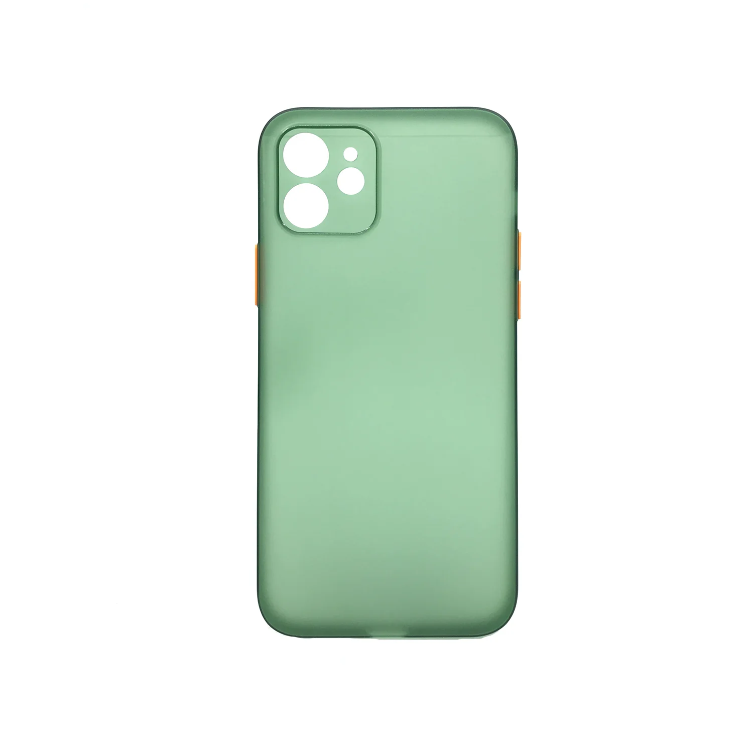 Nettech Apple iPhone 12 Uyumlu Ultra Slim Arka Koruma Kılıf (Yeşil) NT-87878