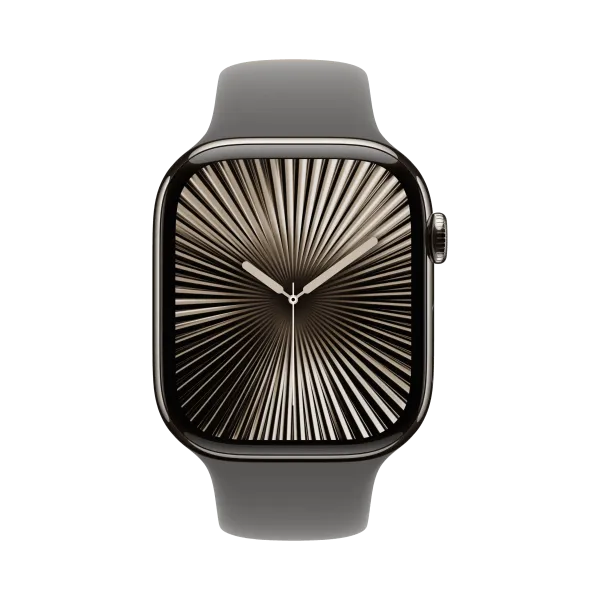 Apple Watch Series 10 - Titanyum - 46mm - Cellular - Natürel - 2