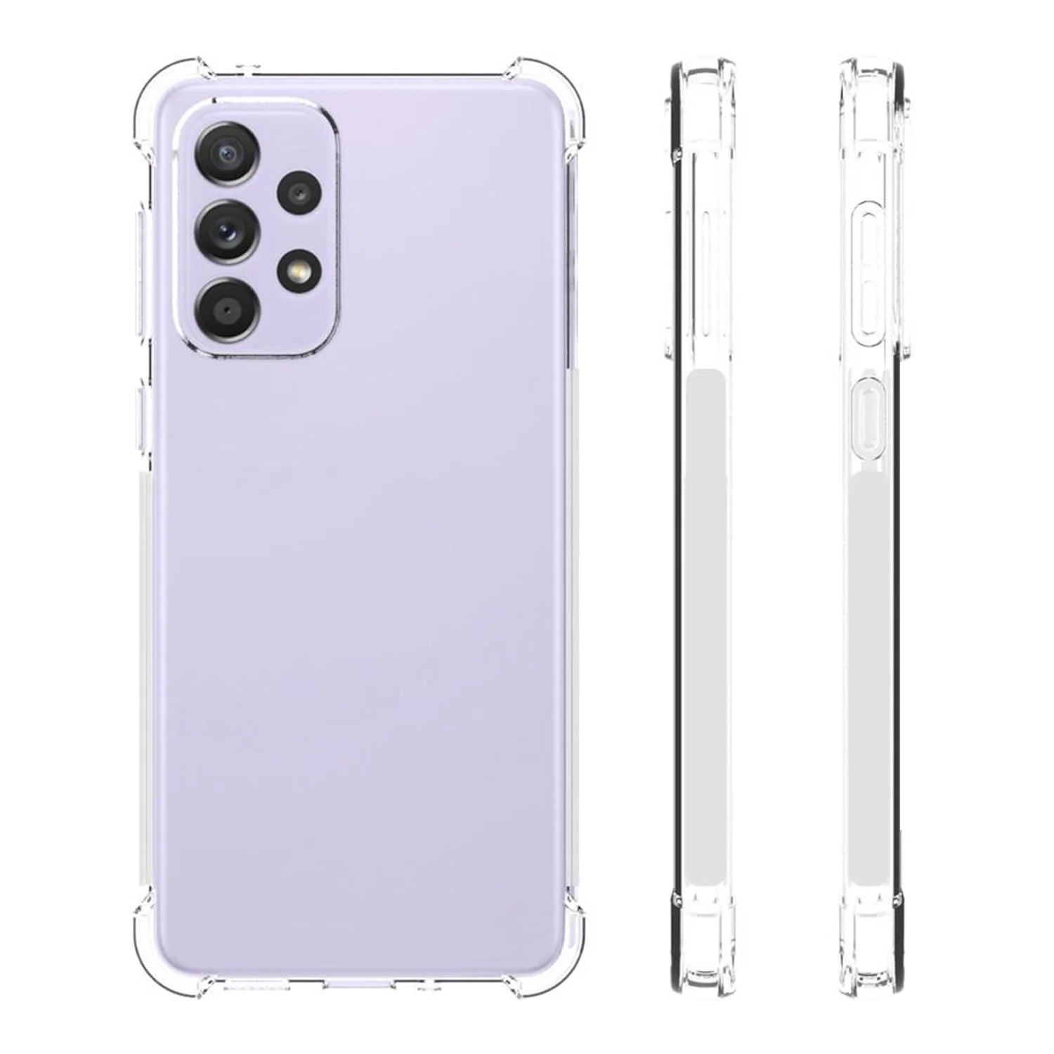 Nettech Samsung Galaxy A33 Uyumlu Female Case Arka Koruma Kılıf (Şeffaf) NT-95027