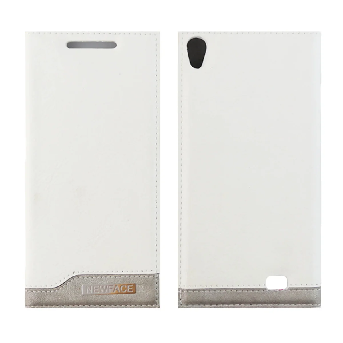 Nettech Sony Xperia Xa1 Uyumlu Cüzdan Kapaklı Kılıf (Beyaz) VR-1882