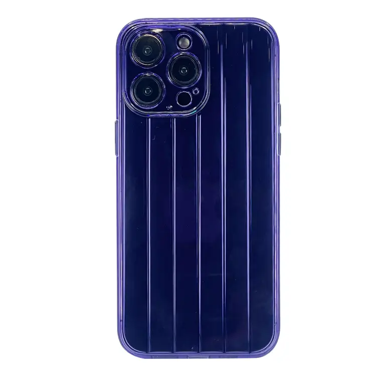 Nettech Apple iPhone 13 Pro Max Uyumlu Airbag Buzul Jmookit Seri Arka Koruma Kılıf (Mor) NT-101250