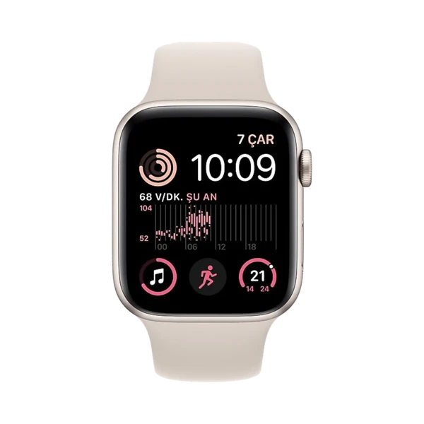 Apple Watch SE 2 - Alüminyum - 44mm - GPS - Yıldız Işığı - 2