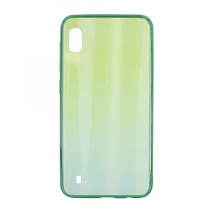 Nettech Samsung Galaxy A10 Uyumlu Degrade Arka Koruma Kılıf (Yeşil) VR-16058