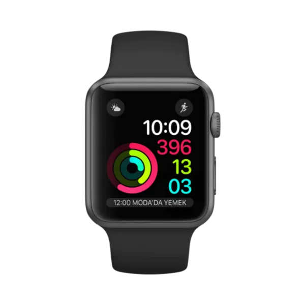 Apple Watch Series 2 - Alüminyum - 42mm - GPS - Gece yarısı