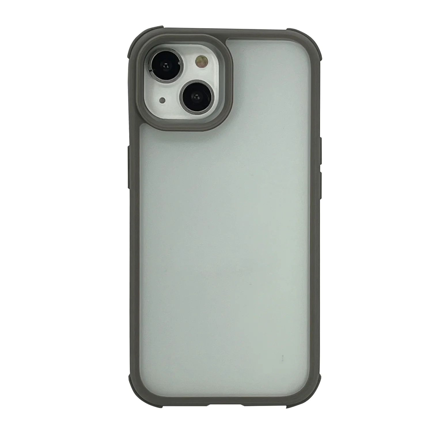 Nettech Apple iPhone 15 Uyumlu Sunday Seri Arka Koruma Kılıf (Gri) NT-104565