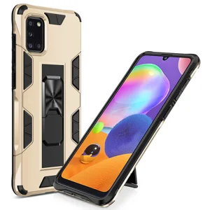 Galaxy A31 Kılıf Zore Volve Kapak - Gold