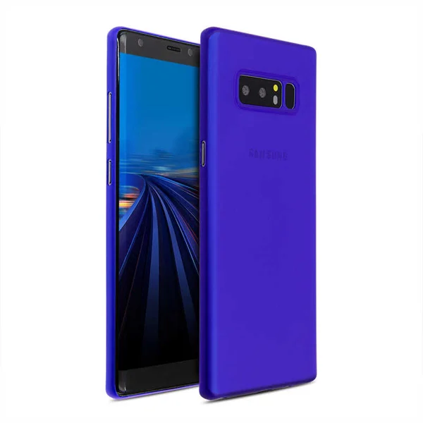 Galaxy Note 8 Kılıf Zore 1.Kalite PP Silikon - Mavi - 1