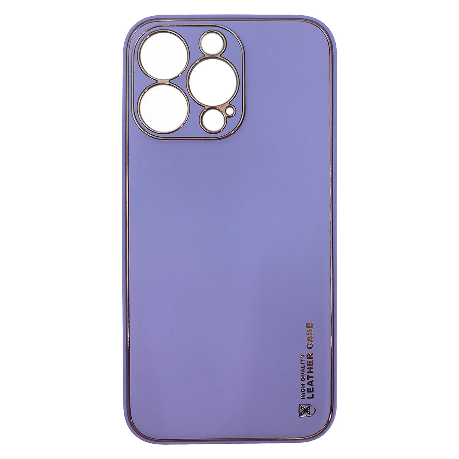 Nettech Apple iPhone 13 Pro Uyumlu Coco Leather Seri Arka Koruma Kılıf (Lila) NT-90466