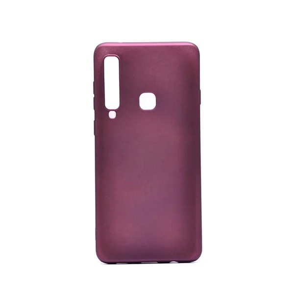 Galaxy A9 2018 Kılıf Zore Premier Silikon Kapak - Mürdüm - 1