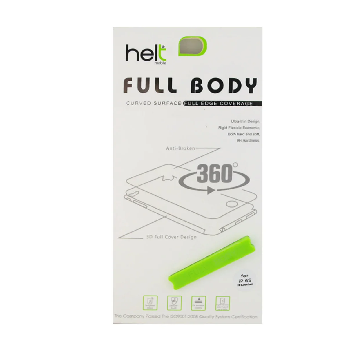 Helt Apple iPhone 6S Uyumlu Arka Koruma 360 Full Kaplama (Şeffaf) NT-16461