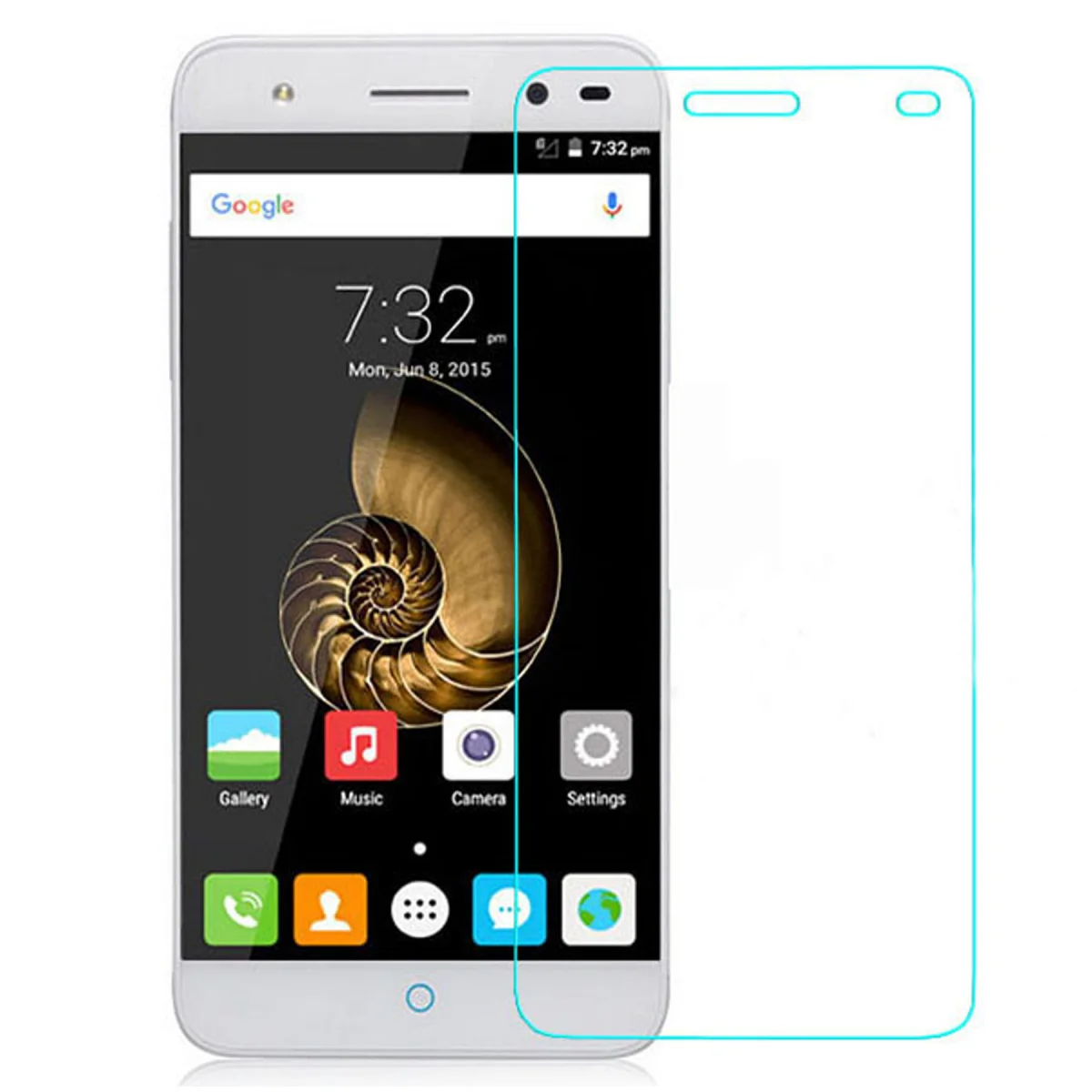 Nettech Zte V7 Uyumlu Ön Koruma Cam Ekran Koruyucu NT-21139