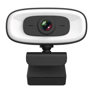 Zore PC-10 2K HD Görüntü Kaliteli Mikrofonlu Işıklı Tak Çalıştır Webcam - Beyaz