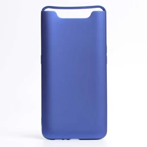 Galaxy A80 Kılıf Zore Premier Silikon Kapak - Saks Mavi