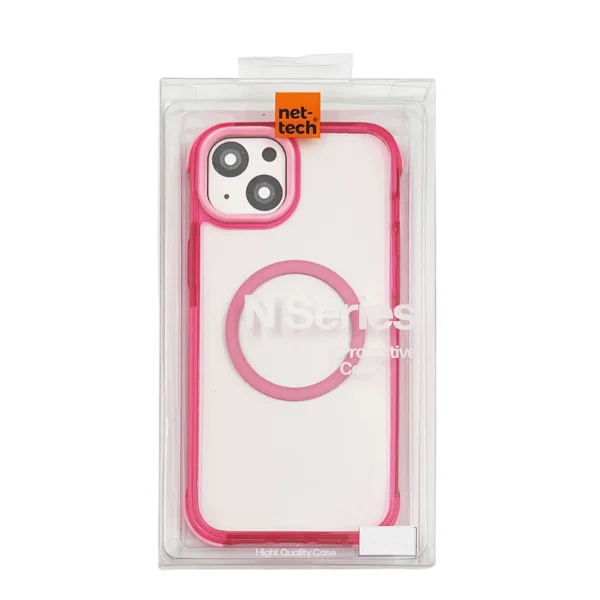 Nettech Apple iPhone 15 Plus Uyumlu NT-N040 Arka Koruma Kılıf (Pembe) NT-108206 - 3