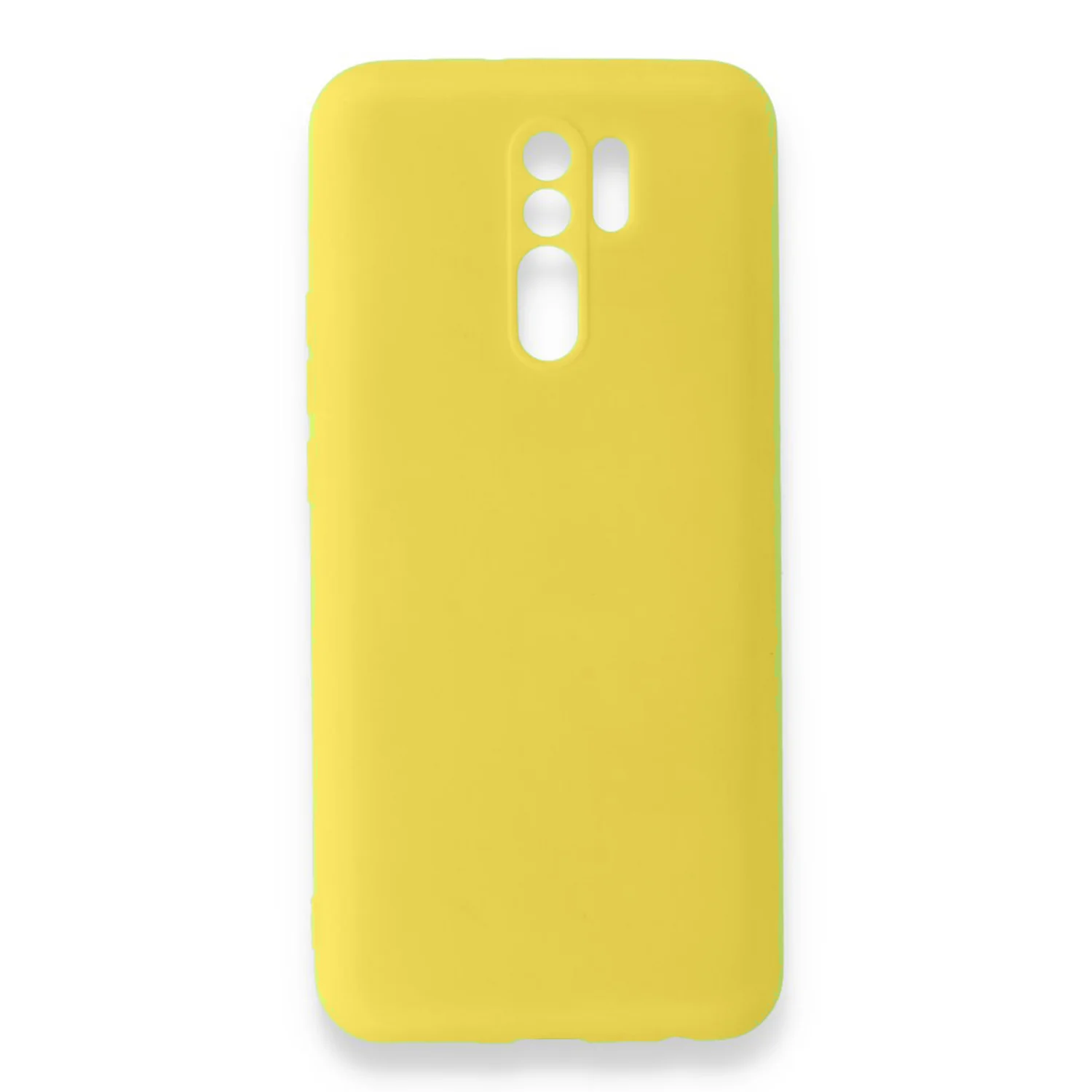 Nettech Xiaomi Redmi 9 Uyumlu Nano Arka Koruma Kılıf (Sarı) NT-87635