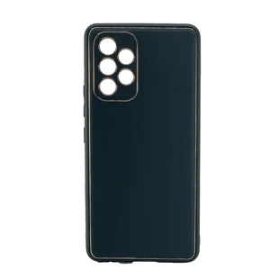 Nettech Samsung Galaxy A13 Uyumlu Coco Leather Seri Arka Koruma Kılıf (Yeşil) NT-99898