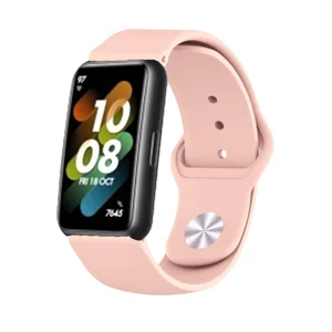 Nettech Oppo Watch 46 mm Uyumlu Silikon Kordon (Pembe) NT-96826