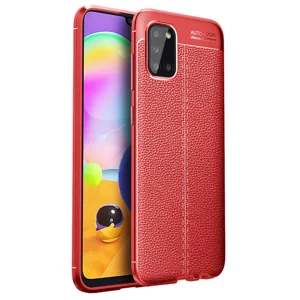 Galaxy A31 Kılıf Zore Niss Silikon Kapak - Kırmızı