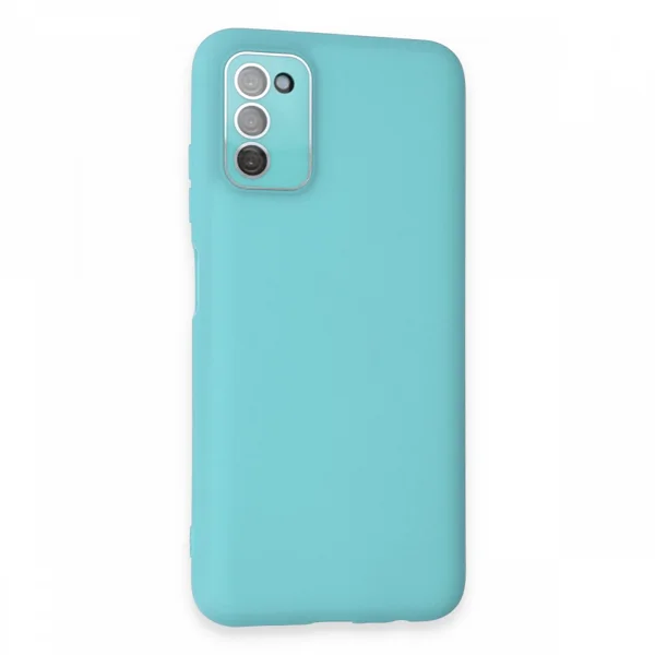 Nettech Samsung Galaxy A03S Uyumlu Nano Arka Koruma Kılıf (Turkuaz) NT-94070 - 2
