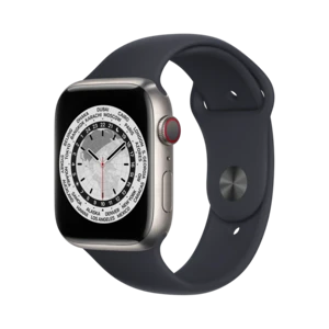 Apple Watch Series 7 - Titanyum - 45mm - Cellular - Gümüş