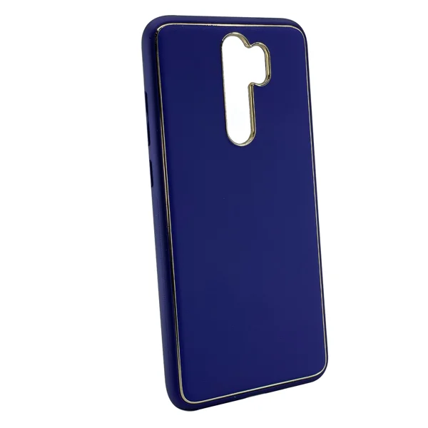 Nettech Xiaomi Redmi Note 8 Pro Uyumlu Coco Leather Seri Arka Koruma Kılıf (Mor) NT-90561 - 2
