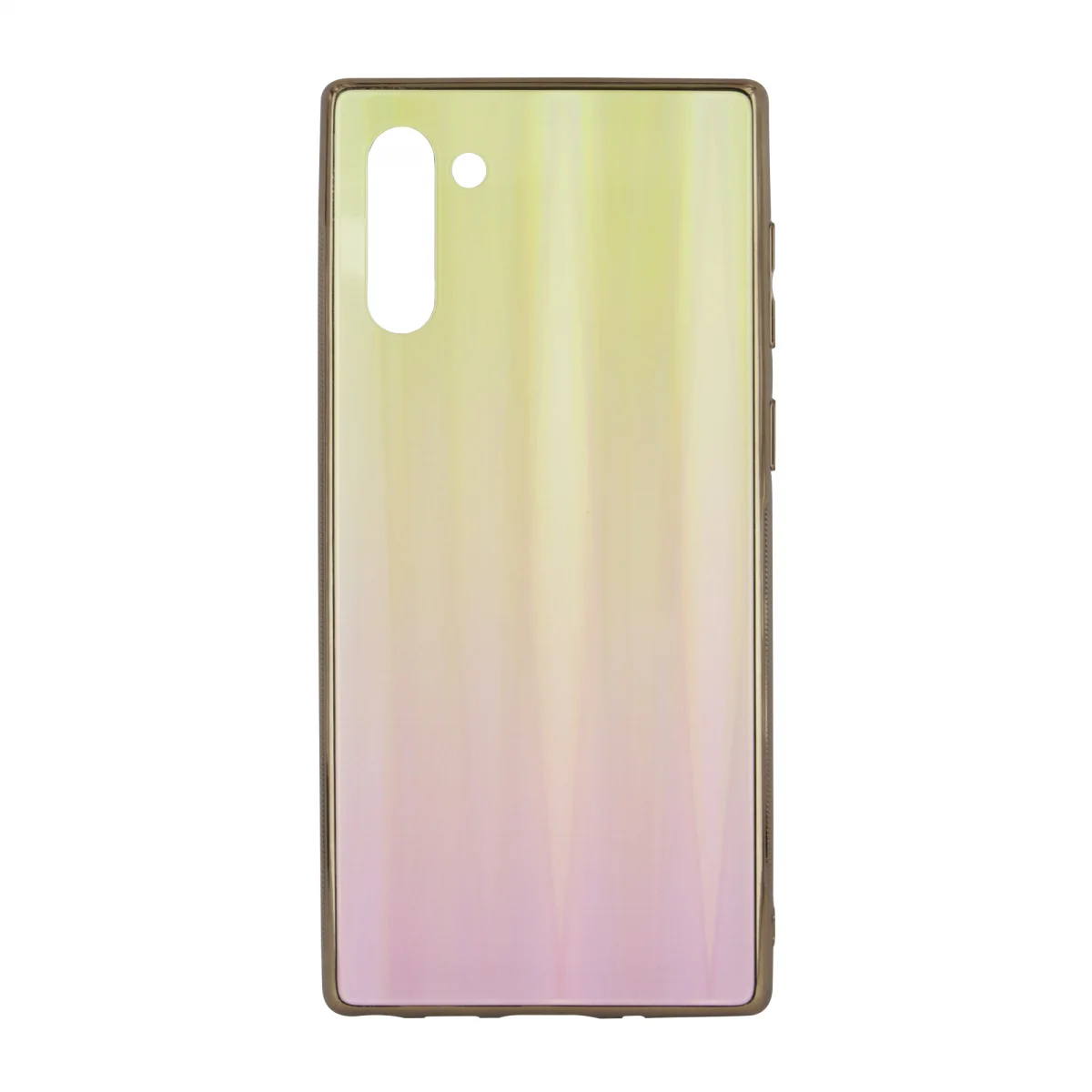 Nettech Samsung Galaxy Note 10 Uyumlu Degrade Arka Koruma Kılıf (Sarı) VR-18329