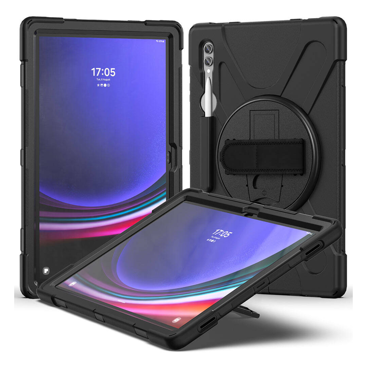 Nettech Samsung Galaxy T970 Tab S7 Plus 12.4 İnc Uyumlu Sport Seri Arka Koruma (Siyah) NT-105967