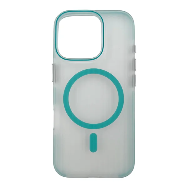 Nettech Apple iPhone 16 Pro Uyumlu MagSafe Mıknatıslı Seri Arka Koruma Kılıf (Yeşil) NT-111548 - 1