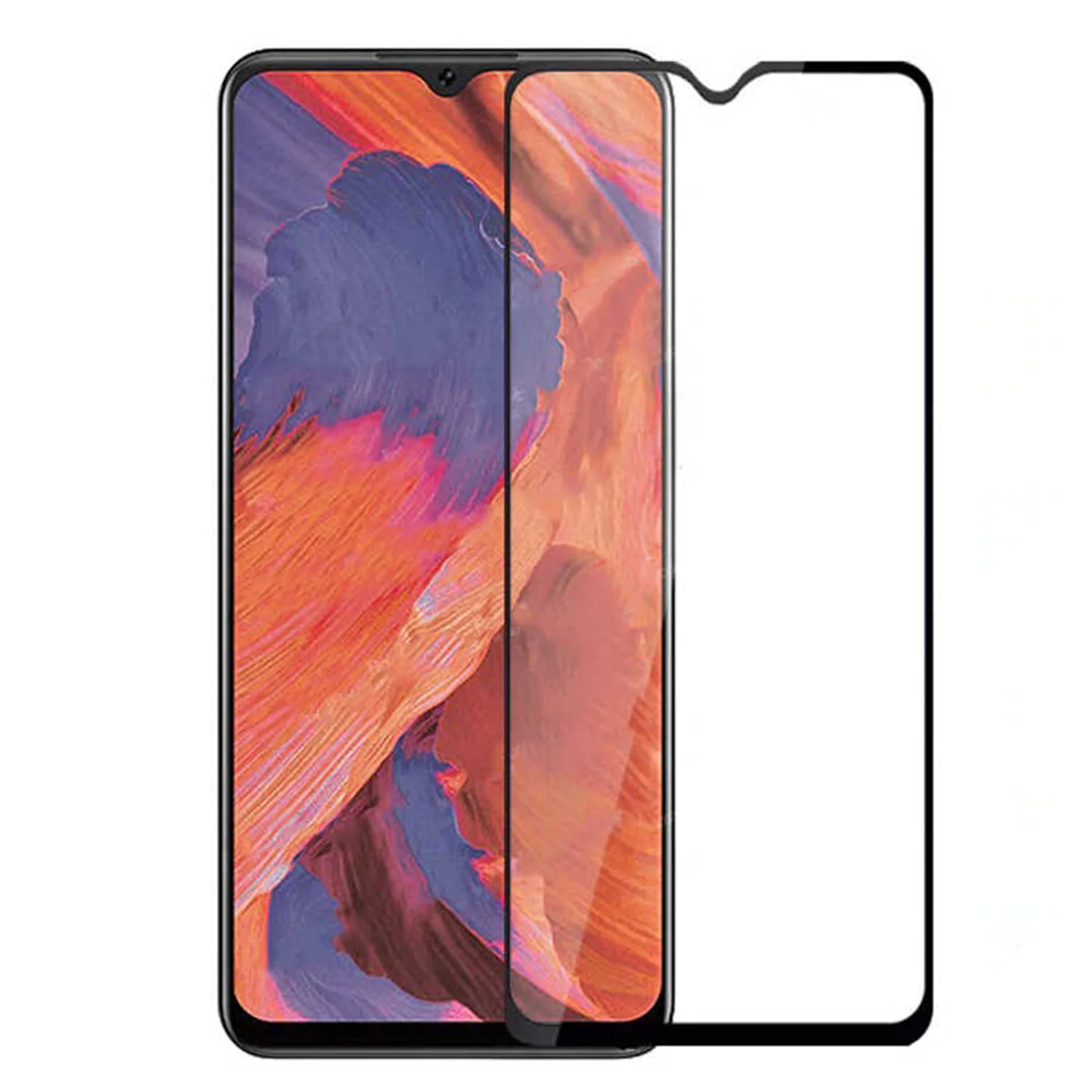 Nettech Oppo A9 2020 Uyumlu Ön Koruma Seramik Nano Ekran Koruyucu (Siyah) NT-81990