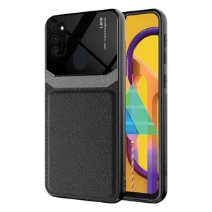 Galaxy M30S Kılıf ​Zore Emiks Kapak - Siyah