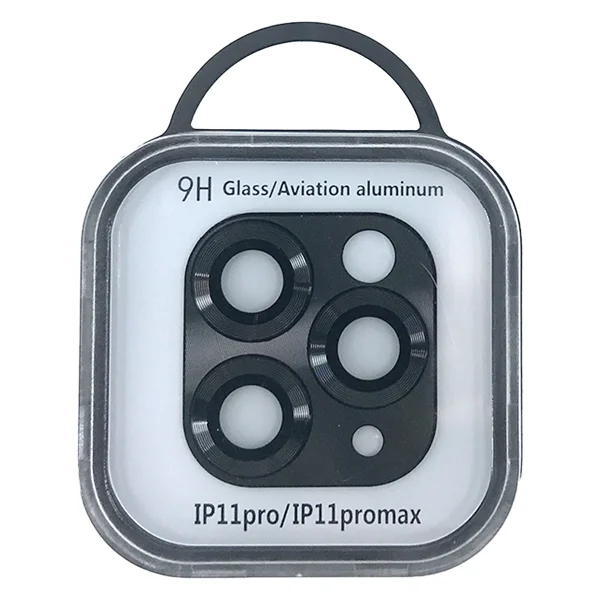 Nettech Apple iPhone 12 Pro Max Uyumlu Metalik Seri Kamera Cam Koruyucu (Siyah) NT-90379 - 2