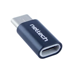 Nettech Micro To Type-c Dönüştürücü Aparat (Siyah) NT-26539