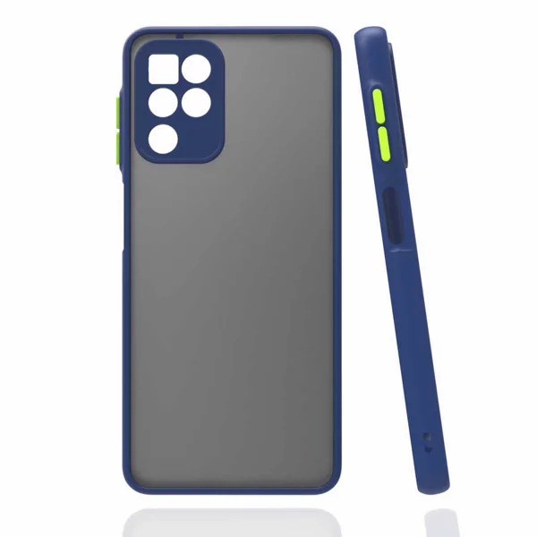 Galaxy M22 Kılıf Zore Hux Kapak - Lacivert - 2