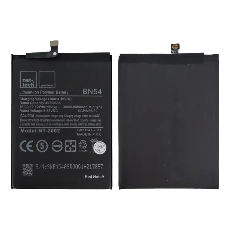 Teknonet Xiaomi Redmi Note 9 Uyumlu Nettech BN54 4900 mAh Batarya NT-85743