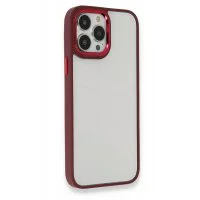Nettech Apple iPhone 13 Pro Max Uyumlu Soft Akrilik Seri Arka Koruma Kılıf (Kırmızı) NT-92397