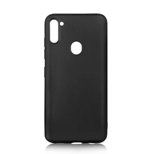Galaxy A11 Kılıf Zore Premier Silikon Kapak - Siyah