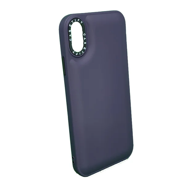 Nettech Vivo Y02S Uyumlu Casetify Buff Seri Arka Koruma Kılıf (Mor) NT-99727 - 2