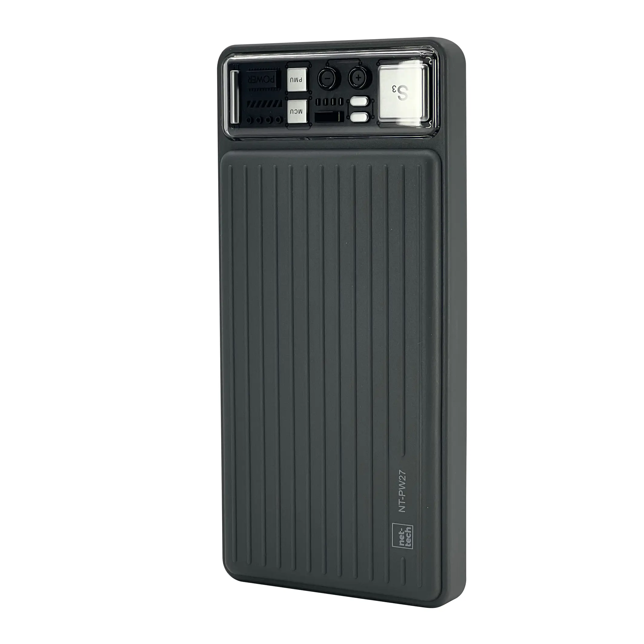 Nettech NT-PW27 25W 9000 mAh Taşınabilir Powerbank (Gri) NT-101064