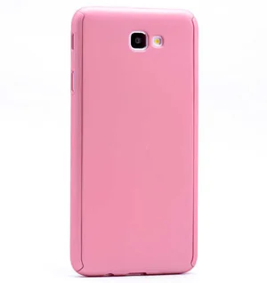Galaxy A5 2017 Kılıf Zore 360 3 Parçalı Rubber Kapak - Rose Gold