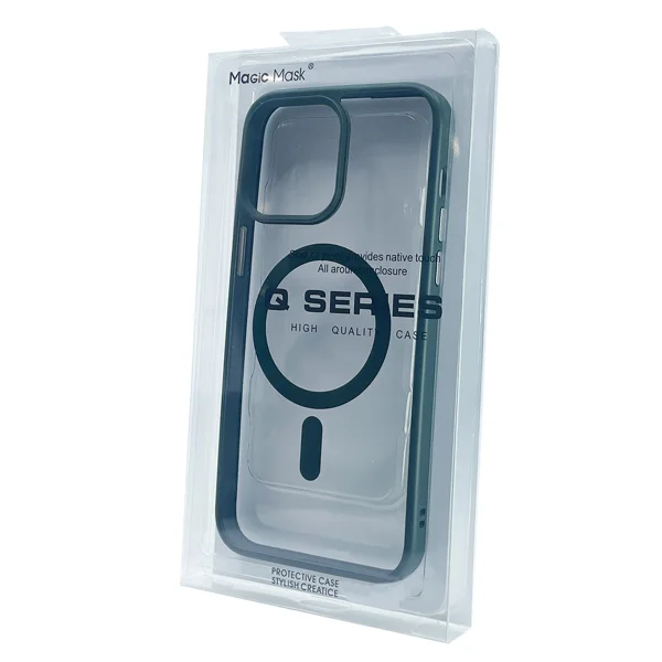 Nettech Apple iPhone 13 Pro Max Uyumlu Orjin Case MagSafe Manyetik Arka Koruma Kılıf (Yeşil) NT-94748 - 3