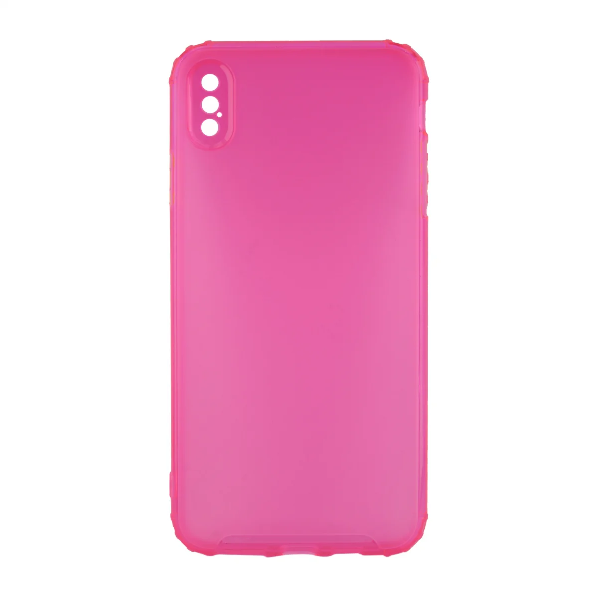 Nettech Apple iPhone XS Max Uyumlu Kamera Korumalı Arka Koruma Kılıf (Pembe) VR-19226