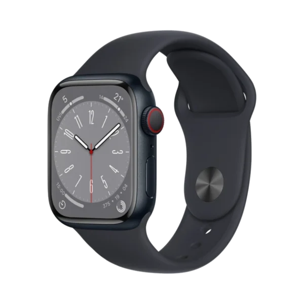 Apple Watch Series 8 - Alüminyum - 41mm - Cellular - Gece yarısı - 1