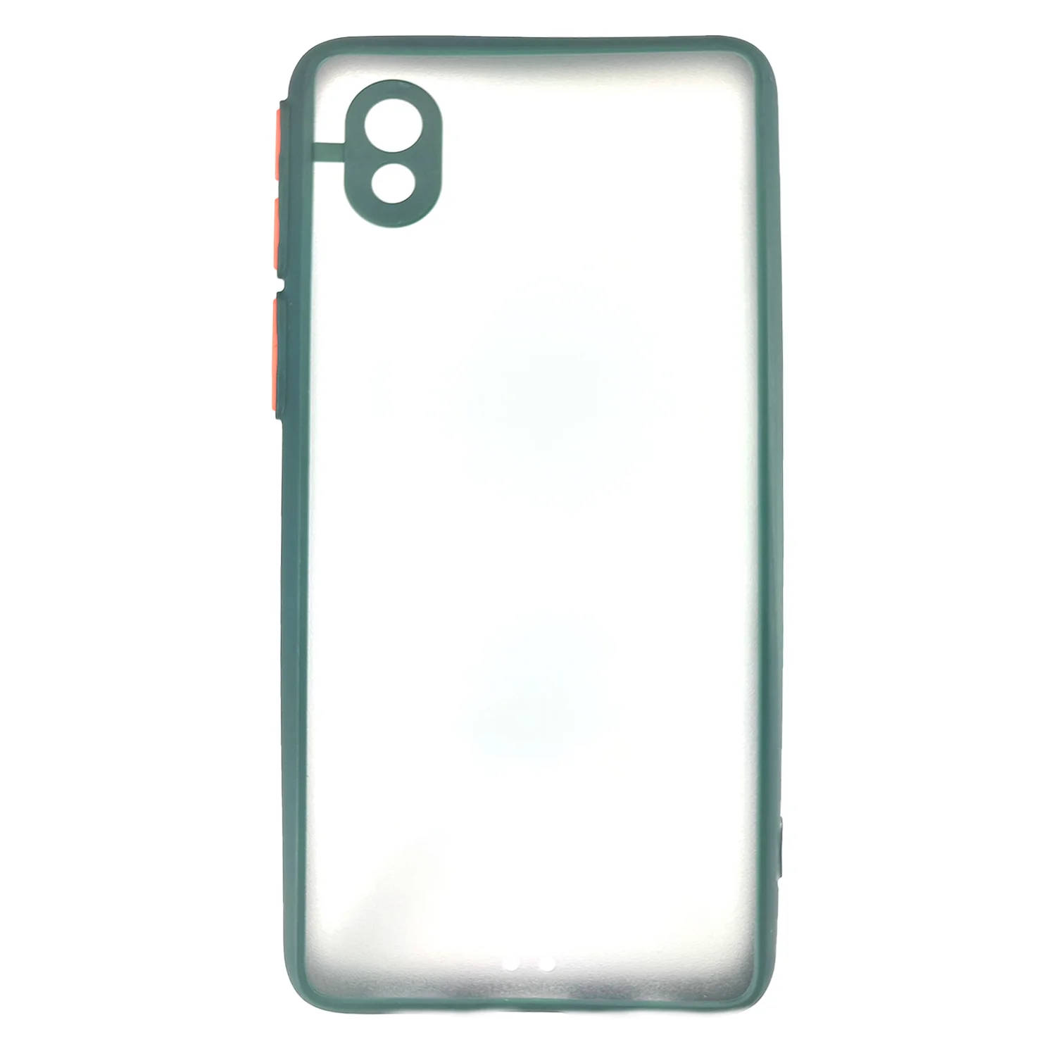 Nettech Samsung Galaxy A01 Core Uyumlu Kontrast Renkli Tuş Seri Arka Koruma Kılıf (Yeşil) NT-88736