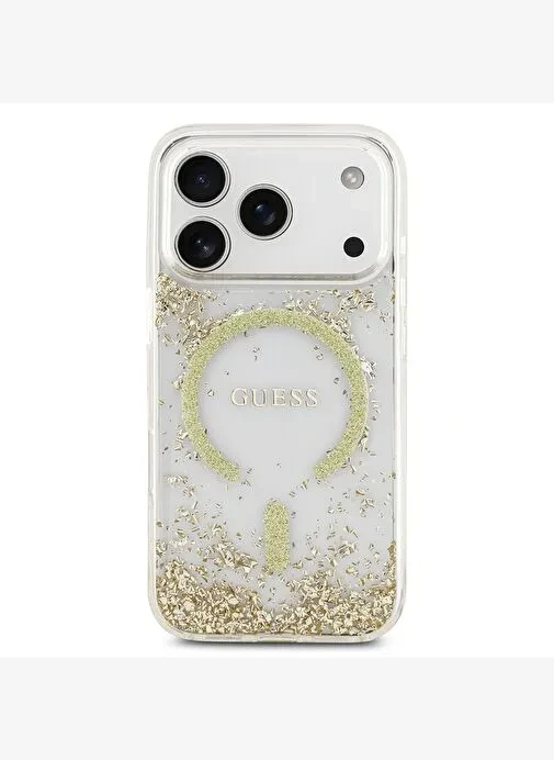 apple guess iphone 17 pro max uyumlu taşlı kılıf 
